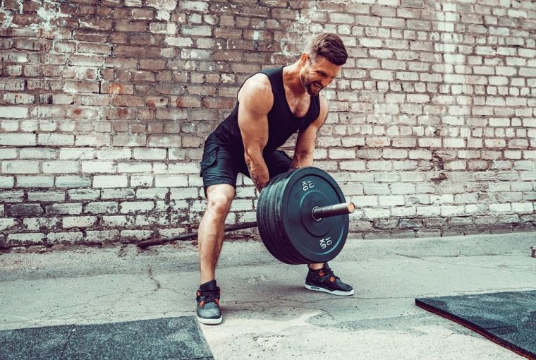 a man doing a full body workout