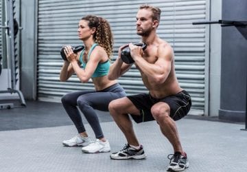 Couple Exercising