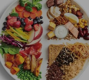 a healthy plate of food