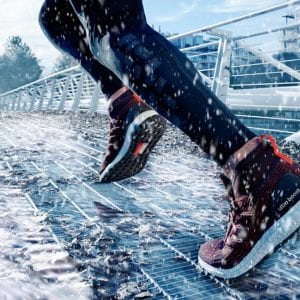 person running in cold weather