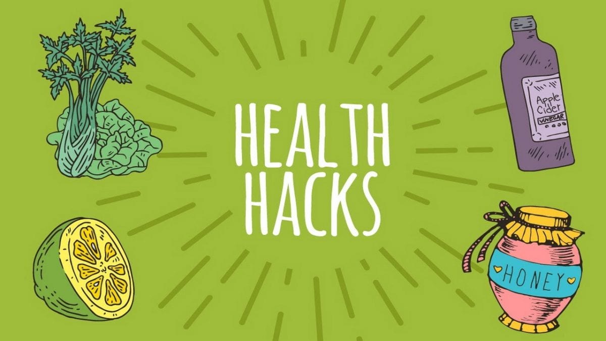 health hacks graphic