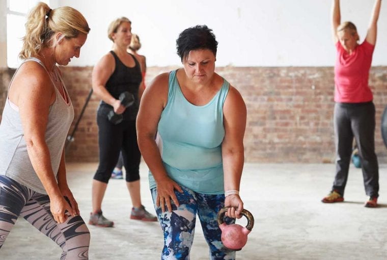 people exercising at the gym