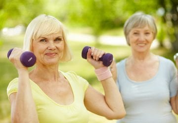 older women working out
