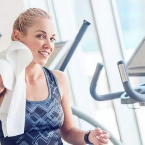 skincare at the gym