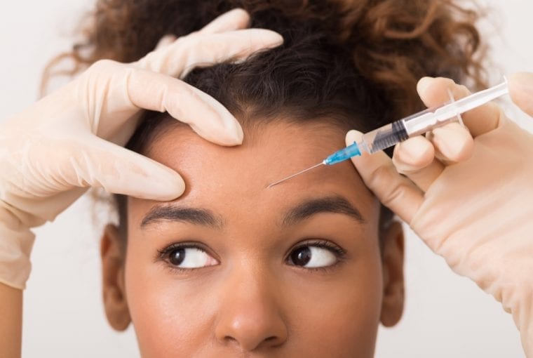 woman getting surgery