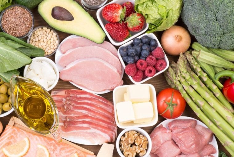 an assortment of foods on a plate