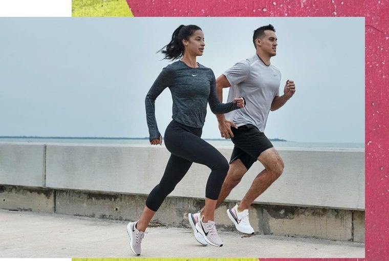 a couple going for a run