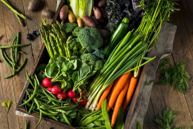 spring fruits and veg