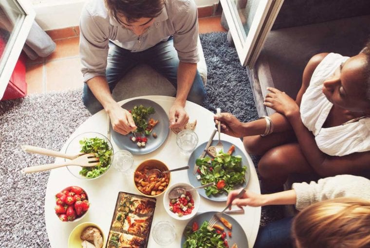vegans eating