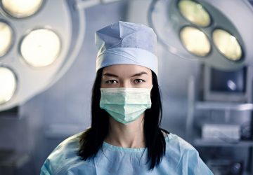 a surgeon in the operating room