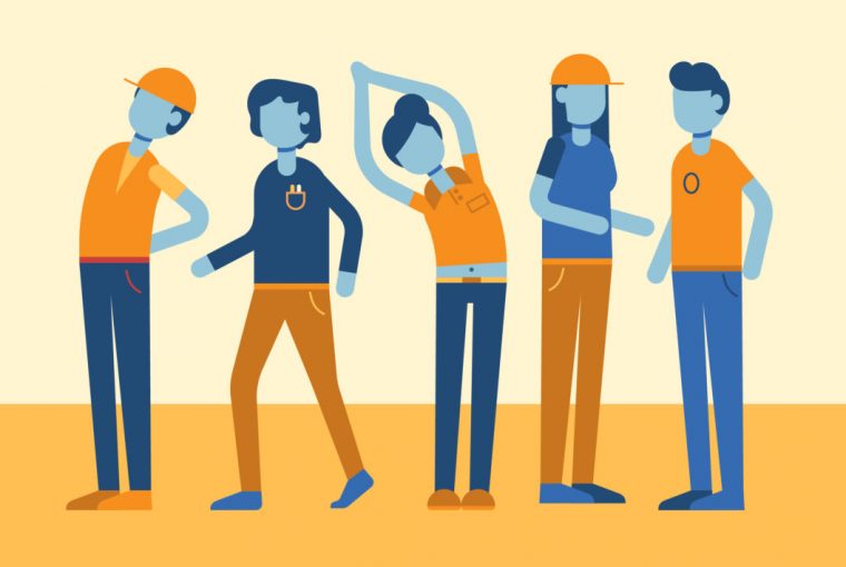 illustration of a group of people