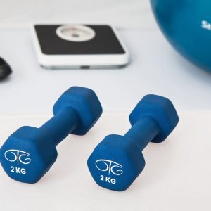 a number of fitness items