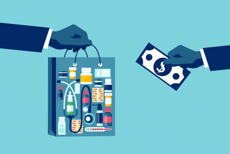 illustration of purchasing medical supplies