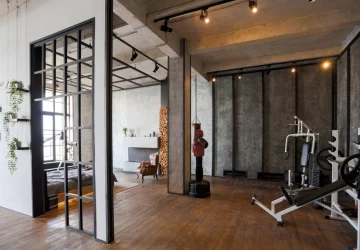 an amazing home gym