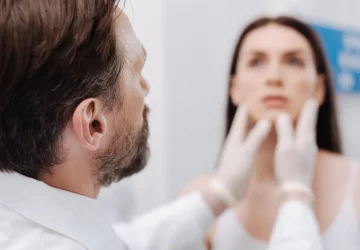 a woman getting a consultation from a doctor