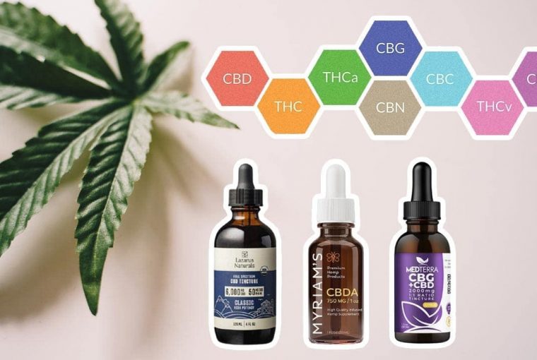an image showing different containers of CBD oil