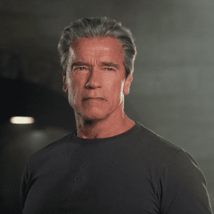 arnold schwarzeneger training his arms