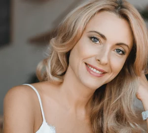 a woman posing for the camera