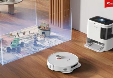 robot vacuum cleaning a house