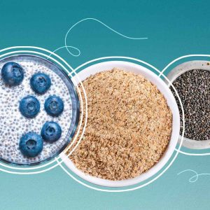 an assortment of chia seeds