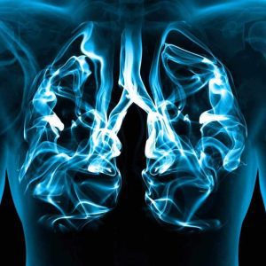 an image showing smoke in the lungs