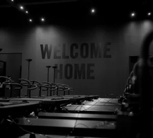 a dark shot inside the House of Lagree Studio