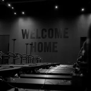 a dark shot inside the House of Lagree Studio