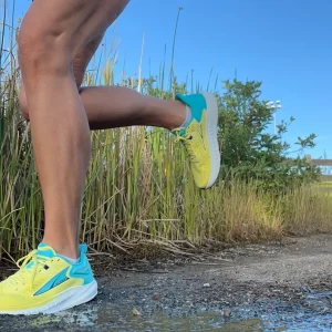 a runner outdoors on a trail