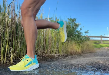 a runner outdoors on a trail