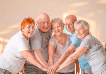 a group of seniors