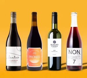 a grouping on non alcoholic wines
