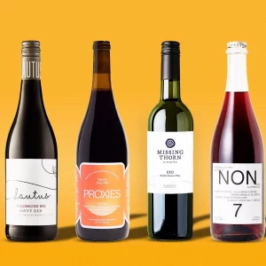a grouping on non alcoholic wines